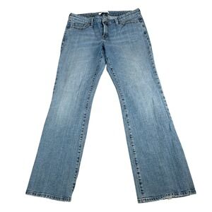 Levis 545 Low Boot Cut Jeans Womens Blue Denim Distressed Y2K Style Size 12M